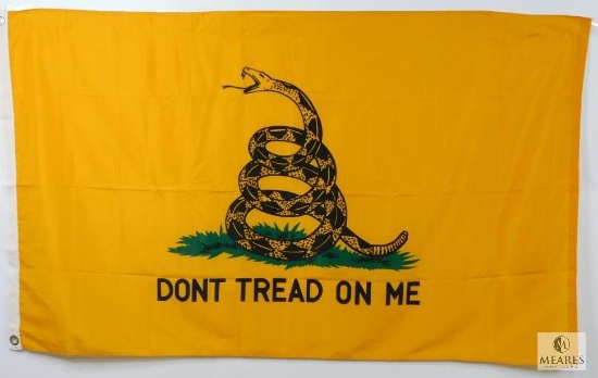 3'x5' Don't Tread On Me Flag with Two Brass Grommets