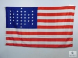 3'x5' 34 Star United States Flag with Two Brass Grommets