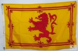 2'x3' Nylon Scotland Rampart Lion Flag with Two Brass Grommets