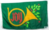3'x5' Nylon Joy/Horn Flag with Two Brass Grommets
