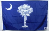 3'x5' Nylon South Carolina State Flag with Two Grommets