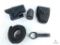 Duty Belt Lot: Baton Holder, Handcuff Case, Holster