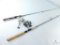 Quantum Xtra Lite 5' Rod with Flueger Reel, & Shimano 6' Rod with Matching Reel