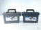 Two Plastic Ammo Boxes