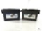 Two Empty Plastic Ammo Storage Boxes
