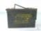 Empty Military .30 Caliber Ammo Can