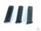 Three 9MM Mags, Two Magpul 17 Round, One Glock 10 Round