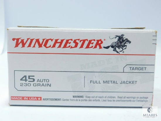 Winchester 45Auto 230GR FMJ 100 Round