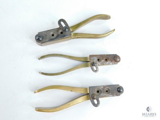 Three Bullet Mold Pliers