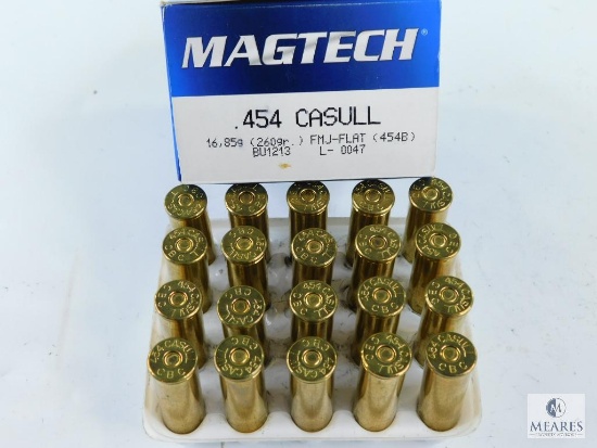 Magtech .454 Casull 260GR FMJ, 20 Rounds