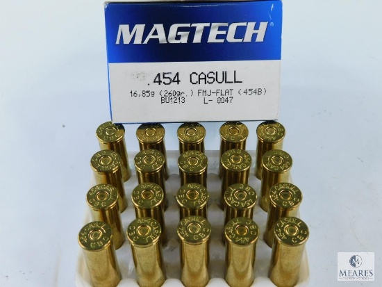 Magtech .454 Casull 260GR FMJ, 20 Rounds