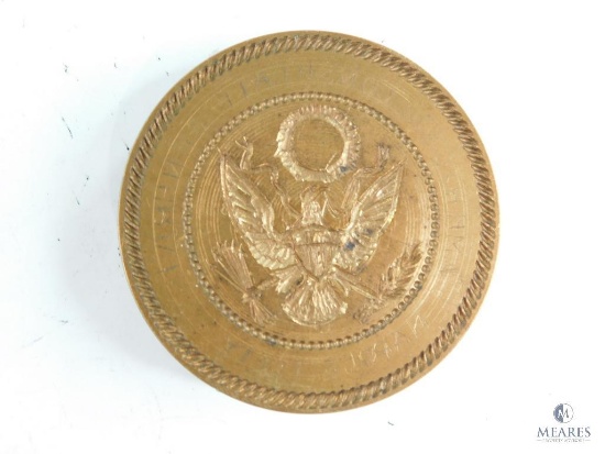 US Consulate Seal Appears to be Brass