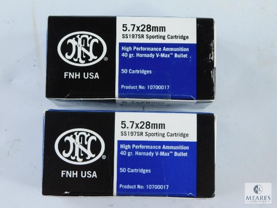 FN 5.7X28MM High SR197SR Performance 40 GR 100 Rounds