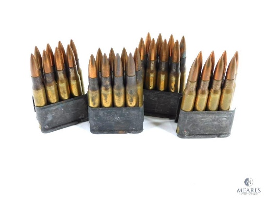 32 Rounds of .30-06 ammo in Enbloc Clips for the M1 Garand Rifle