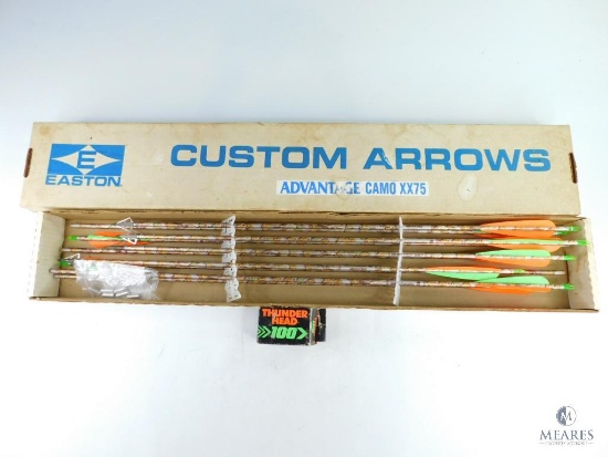 Easton Custom Arrows, One Box Thunder Head 100 Blades