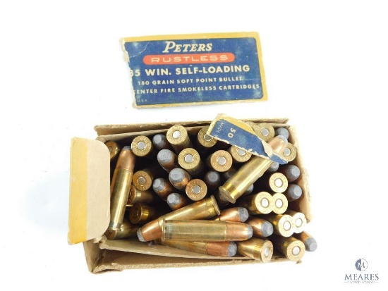 Peters 35. Win Self Loading 180 GR , Approx. 50