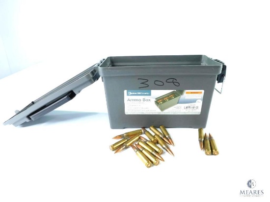 Ammo Can Containing 73 Rounds of Mixed .308 Ammo.