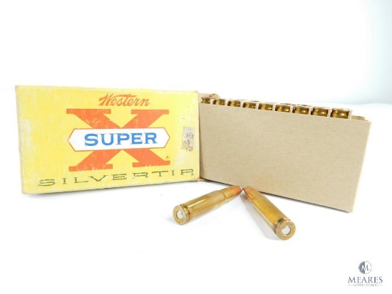 Full Box of 20 Rounds of Winchester Super X .358 Win Silvertip 200-grain Expanding Bullet