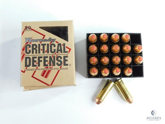 Hornady .44 Special 165 Gr. FTX Critical Defense Ammo - 20 Rounds