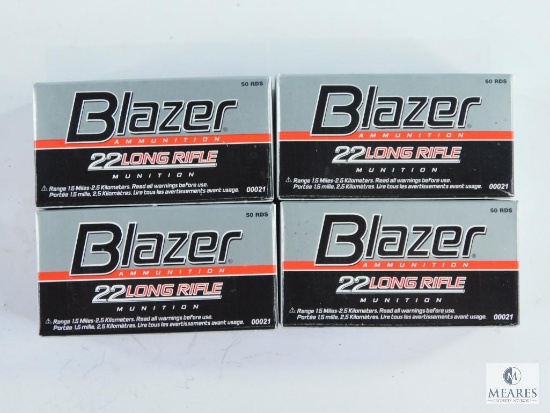 CCI Blazer .22RF Ammo 40 Gr. Round Nose Bullets - 200 Rounds