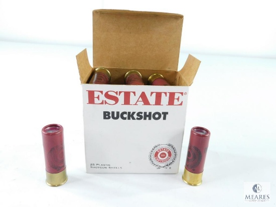 Estate 12 Ga., 2-3/4" "00" Buckshot - 25 Rounds