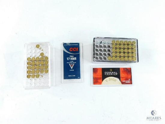 Two Partial Boxes of .17HMR Ammo - 56 Rounds