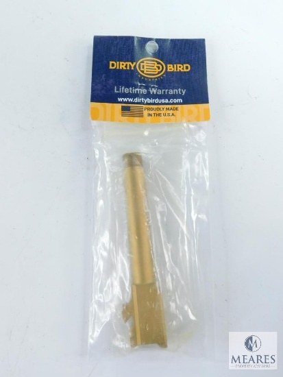 NEW - Dirty Bird Gold PVD 9mm Threaded Barrel for Glock 19 Gen 1-5