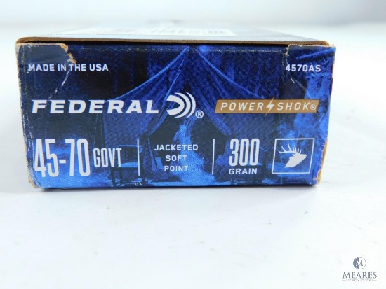 Federal 45-70 GOVT 300 GR Jacket Soft Point 20 Rounds