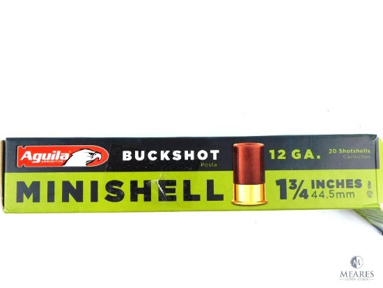 Aguila Buckshot 12GA Minishell 1 3/4" 20 Rounds