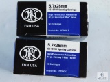 FN 5.7X28MM High SR197SR Performance 40 GR 100 Rounds