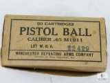 Winchester Repeating Arms CO, Pistol Ball .45, 31 Rounds