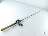 Qliantlm Tournament Grade 8' Rod with Lew's Speed Stool Reel