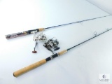 Quantum Xtra Lite 5' Rod with Flueger Reel, & Shimano 6' Rod with Matching Reel