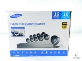 Samsung 16 Channel 10 Cameras Full HD Security System