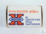 Box of Winchester Super X .22 Hornet Rounds - 45-grain Soft Point