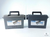 Two Plastic Ammo Boxes
