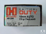 Hornady 10mm Auto 175 Gr. FlexLock Critical Duty - 20 Rounds