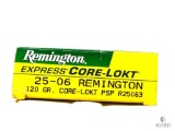 Remington .25-06 Rem. Ammo 120 Grain Core-Lokt PSP Ammo - 17 Rounds