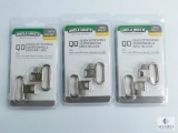 Three Sets Uncle Mikes Quick Detach Rifle Sling Swivels