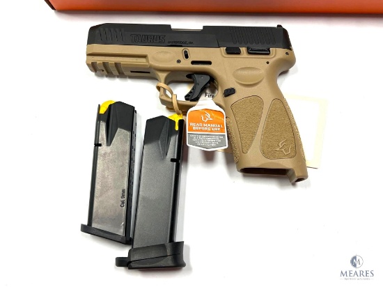 NEW Taurus G3 9MM Pistol FDE with Black Slide (4487)