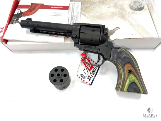 NEW Heritage Mfg HXRR22MBS4 .22LR/WMR Combo Revolver (4504)