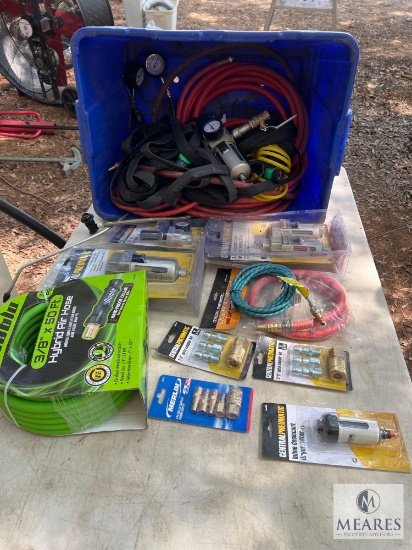 Large Lot of Pneumatic Tools and Accessories