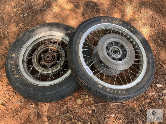 Two Motorcycle Tires