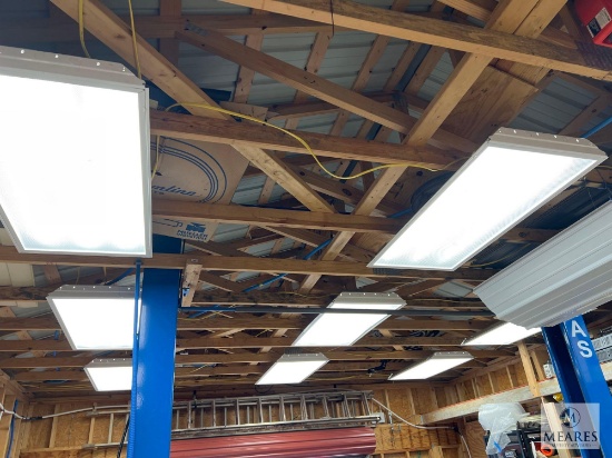 Lights Installed in the Garage Building