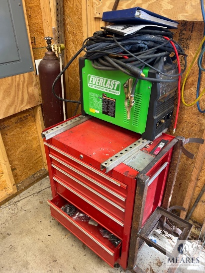 Everlast POWERTIG 255 EXT Tig Welder with Tool Chest