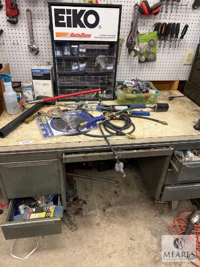 SHop Desk with Contents and EiKO Hardware Bin