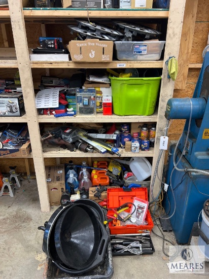 Large Lot of Automotive Items, Fluids, Testers, Accessories