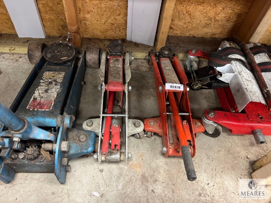Group of Four Floor Jacks