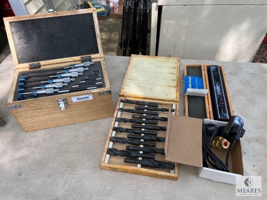 Outside Micrometer Set, Precision Level, Bit Set