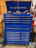 US General Two Section Rolling Tool Chest WITH CONTENTS!